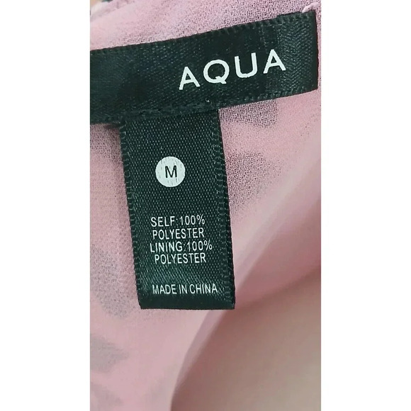 Aqua(brand) Pink  Leopard Print Mini Dress‎ Size Medium - Picture 9 of 9